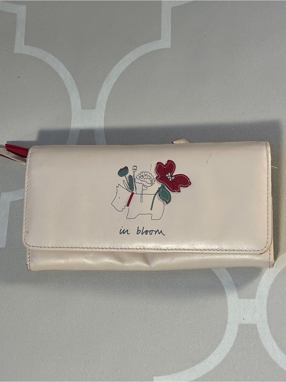 Radley London Pale Pink Floral “In Bloom” Continental Wallet